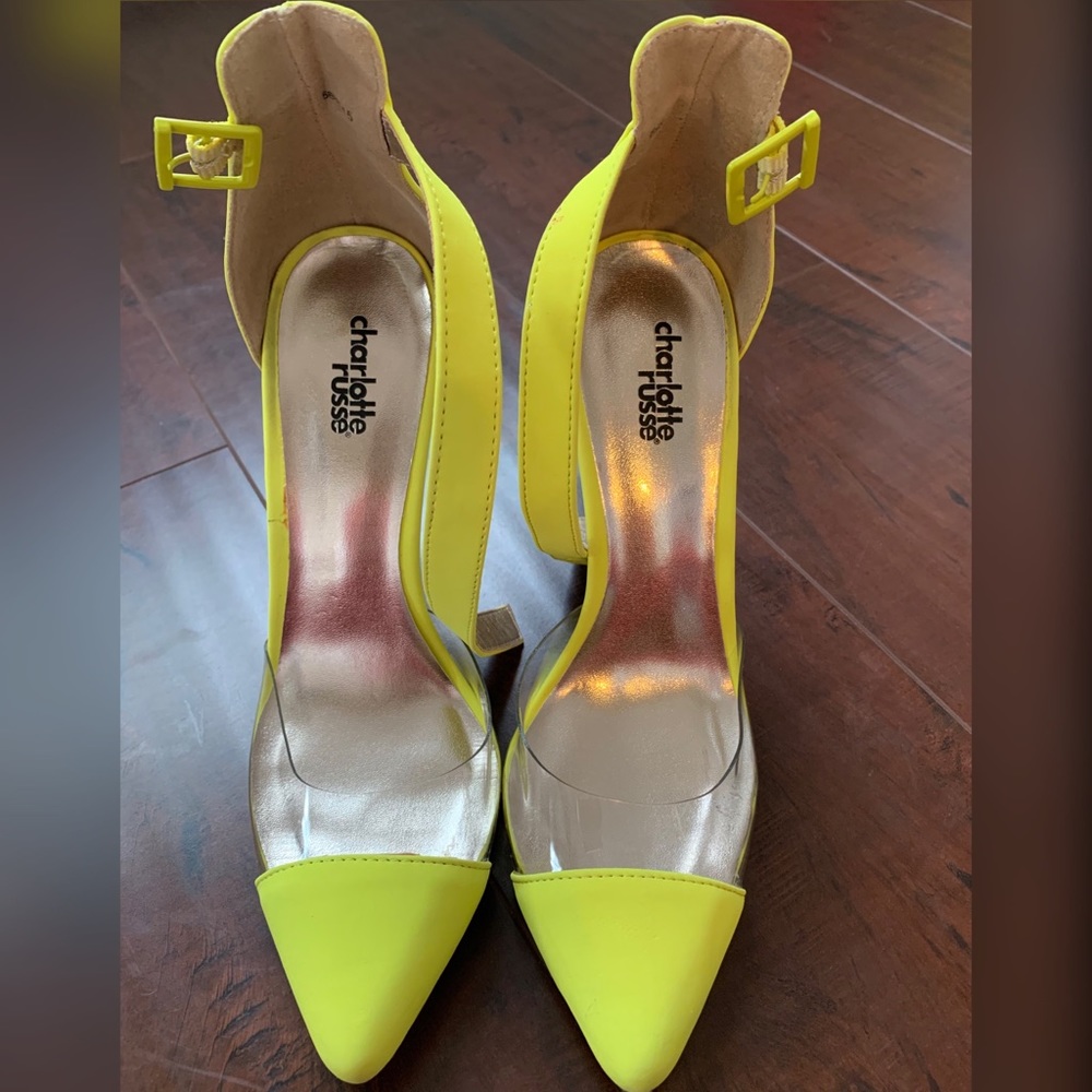 Charlotte Russe Neon Green Shoes